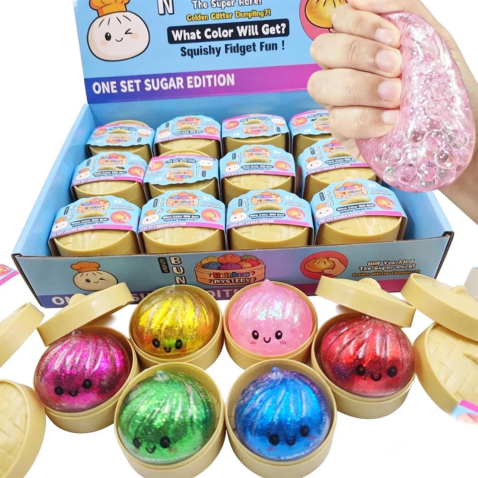 Glitter Dumpling Squishy with Box