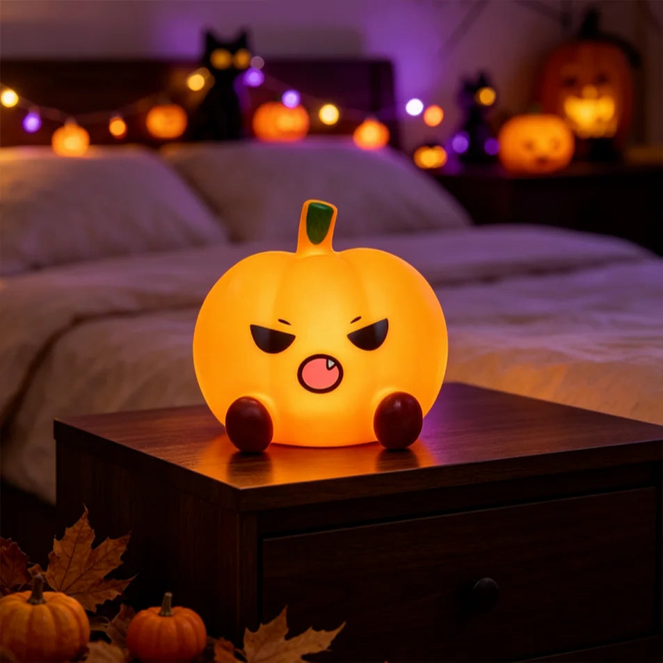Halloween Ghost, Witch Hat & Pumpkin Night Light