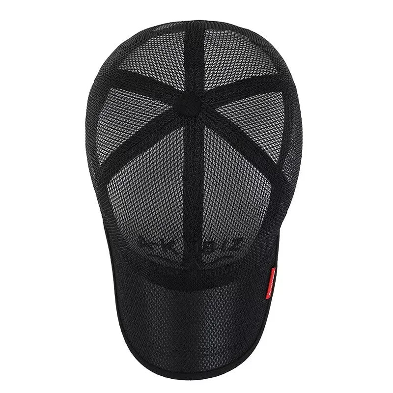 Embroidered Mesh Baseball Cap