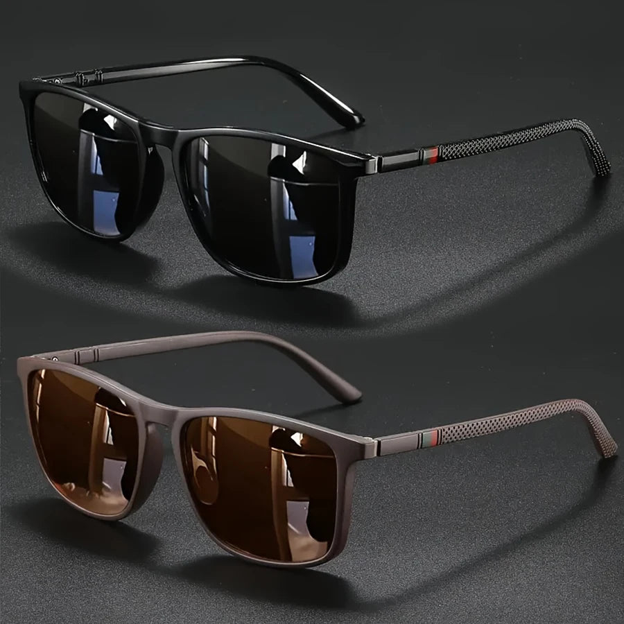 Vintage Square-Frame Sunglasses