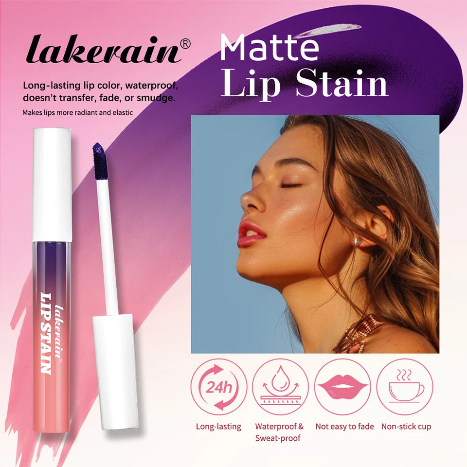 Peel-Off Lip Stain, Matte Lip Tint, 2.5 mL