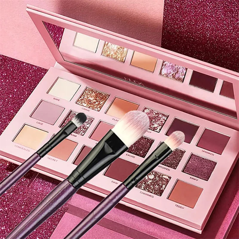 20PCS Makeup Brushes Set Eye Makeup Smudge Undercover Eyeliner Blade Eye Detail Soft Bristle Eyeshadow Brushes Beauty Tool