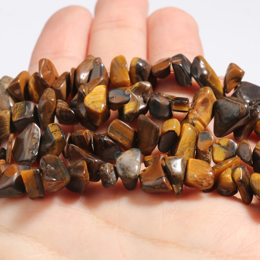 Natural Gemstone Chip Beads, 16-Inch Strands for DIY Jewelry
