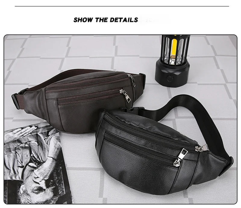 PU Leather Crossbody Sling Bag