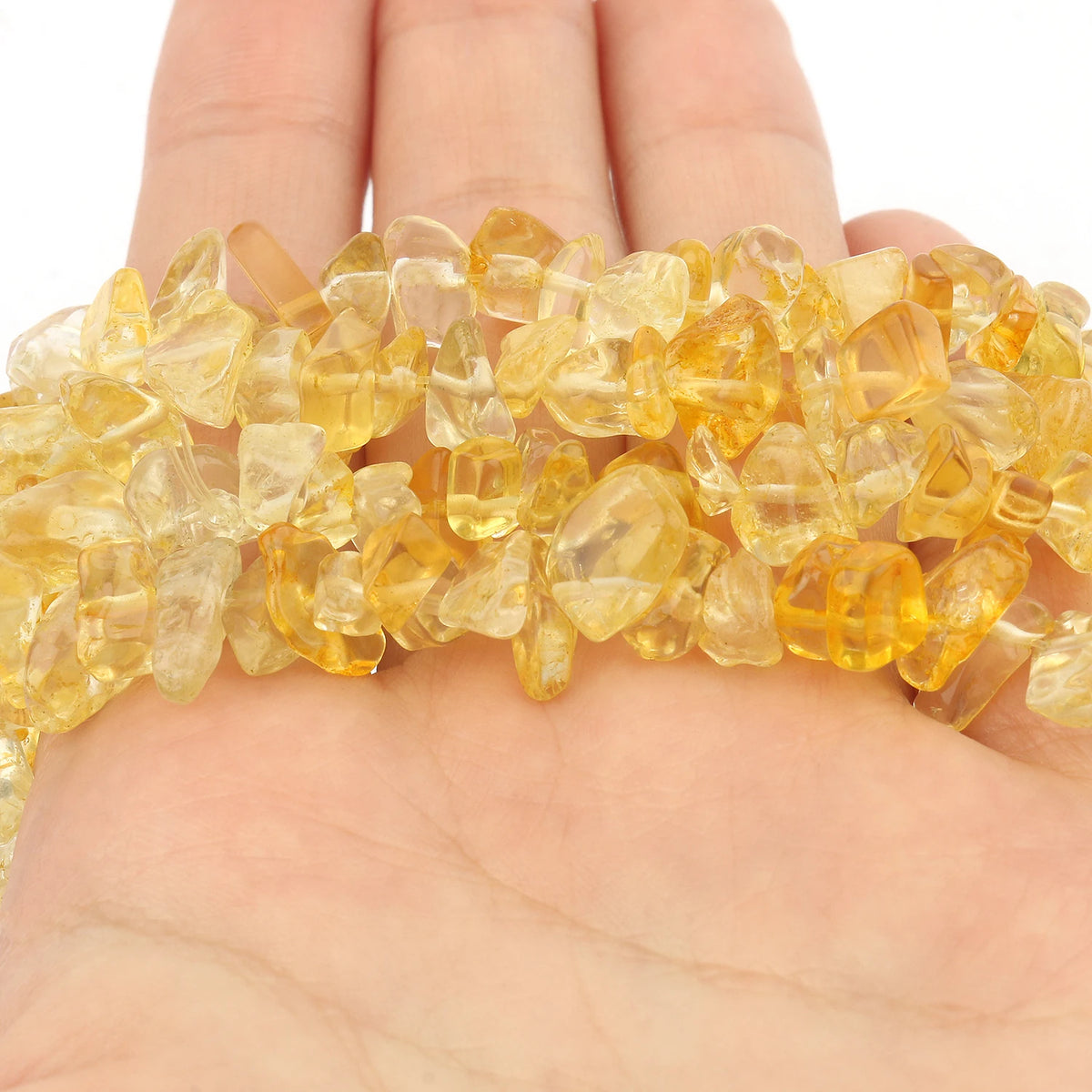 Natural Gemstone Chip Beads, 16-Inch Strands for DIY Jewelry