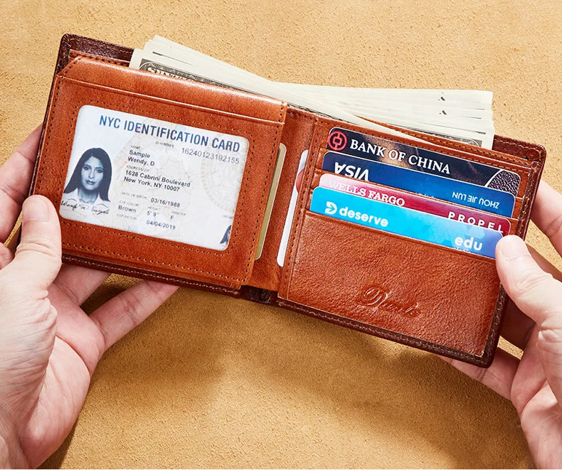 Dante Men's Genuine Leather RFID Wallet