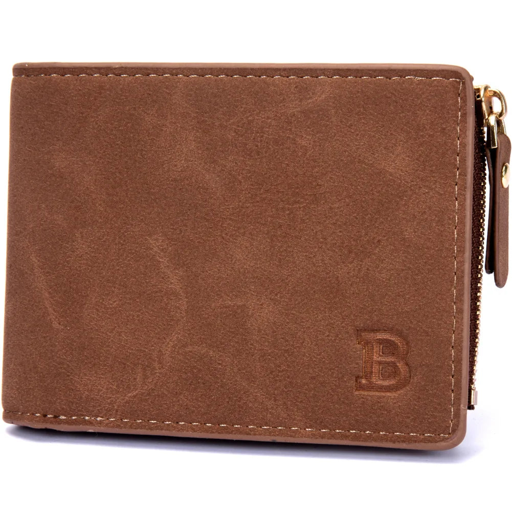 Men's PU Leather Trifold Wallet