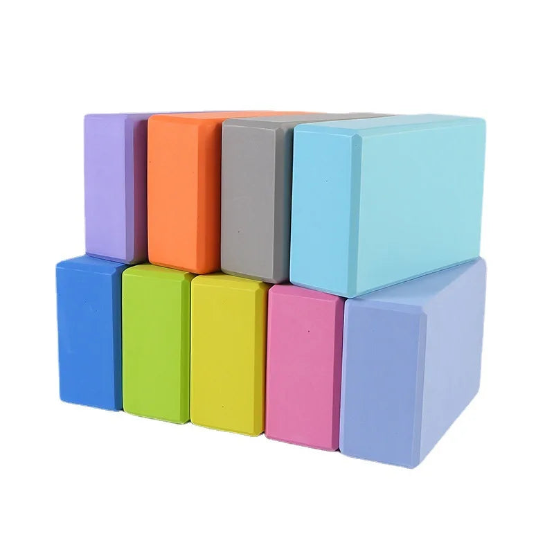 2/1pcs Yoga Building Blocks Cubes Pilates Bricks Reinforcement Mats Yoga Supplies Exercise Home Exercise Equipment Fitness Eva