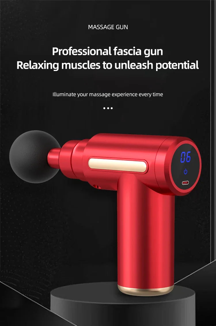 Portable Rechargeable Deep Tissue Massage Gun