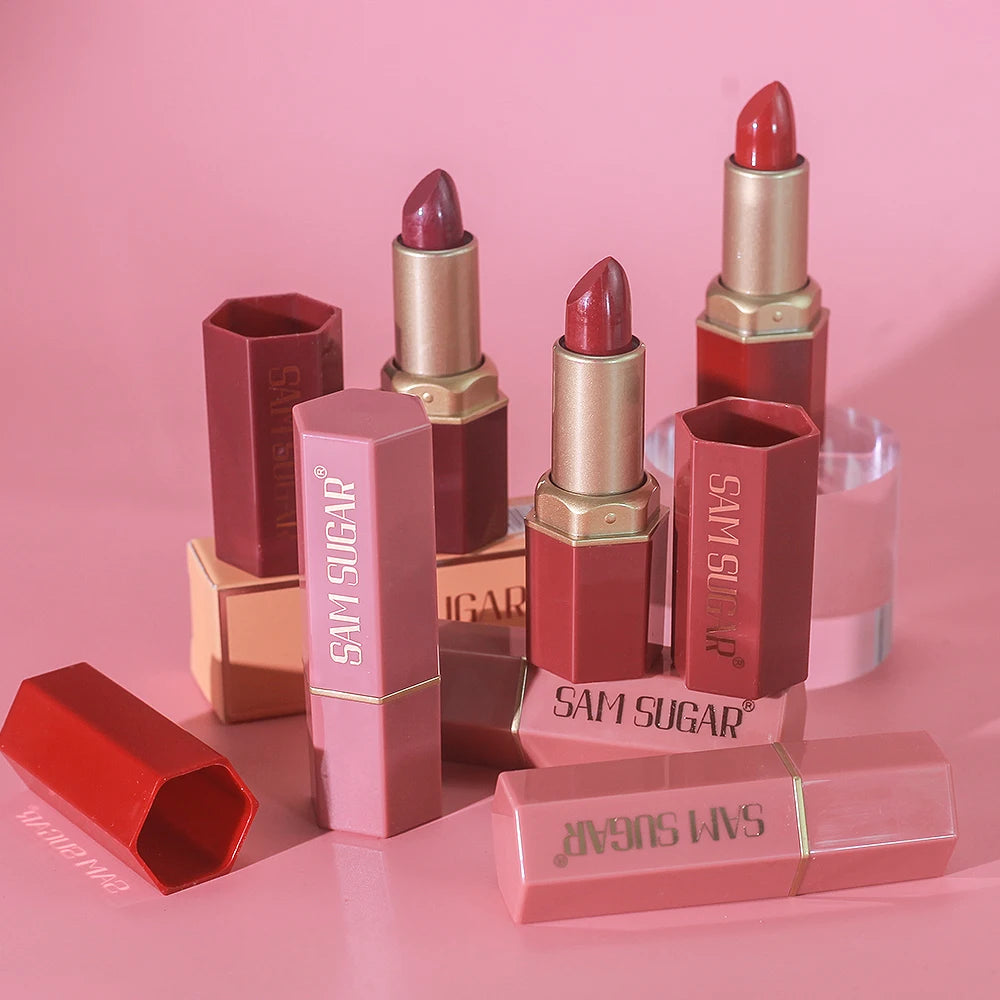 Pearlescent Waterproof Lip Gloss, Long-Lasting High-Shine Finish