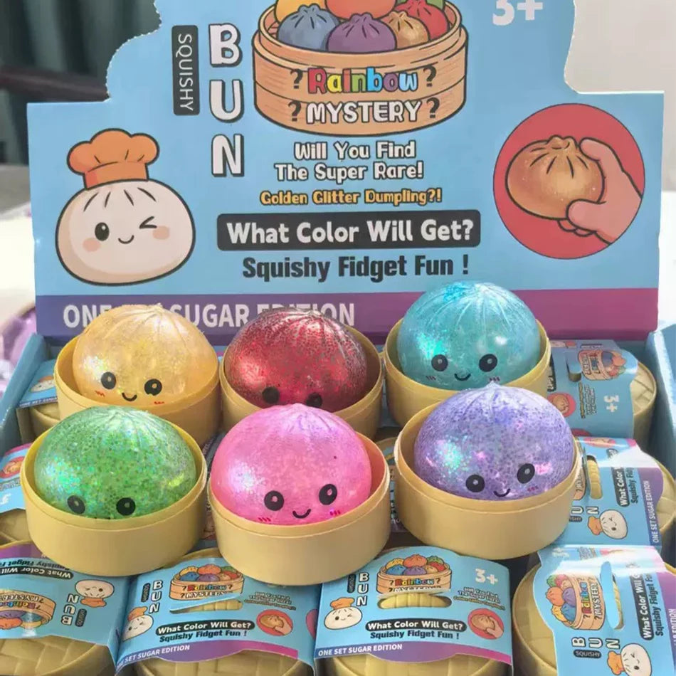 Glitter Dumpling Squishy with Box