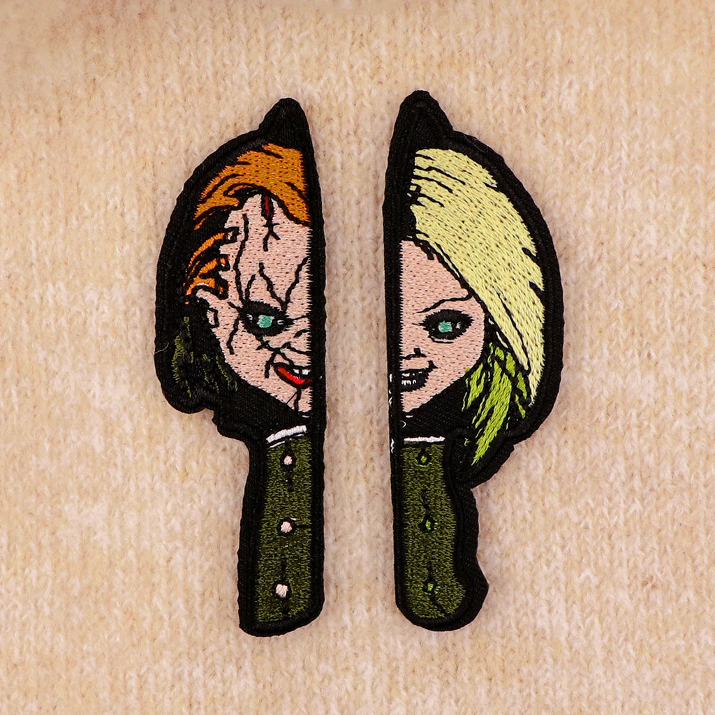 Horror & Anime Embroidered Iron-On Patch