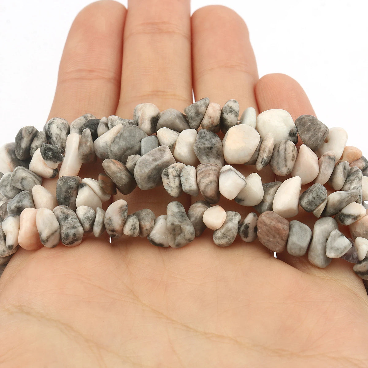 Natural Gemstone Chip Beads, 16-Inch Strands for DIY Jewelry