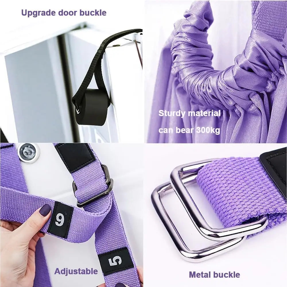 Adjustable Aerial Yoga Hammock Strap, 330 lb Capacity