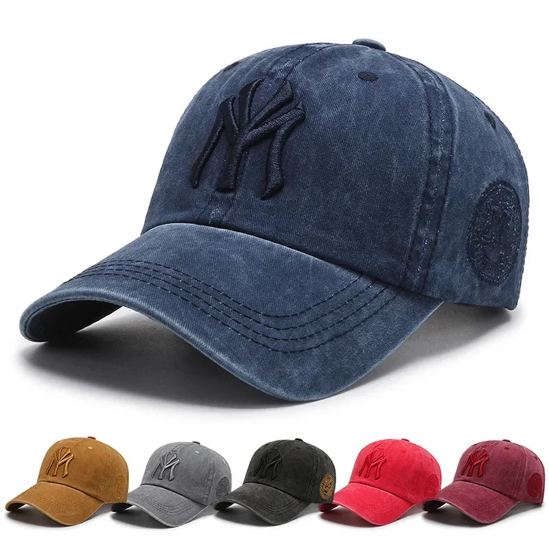 Letter Embroidered Cotton Baseball Cap