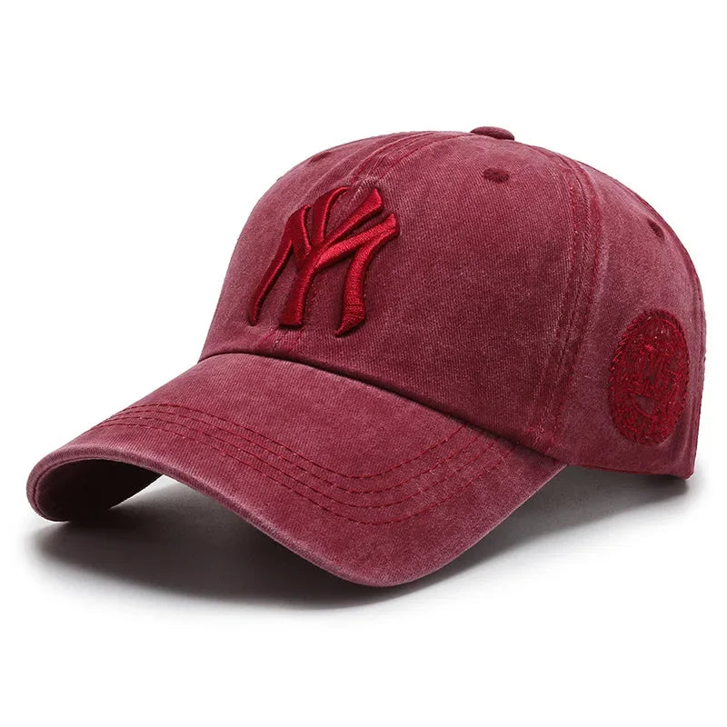 Letter Embroidered Cotton Baseball Cap