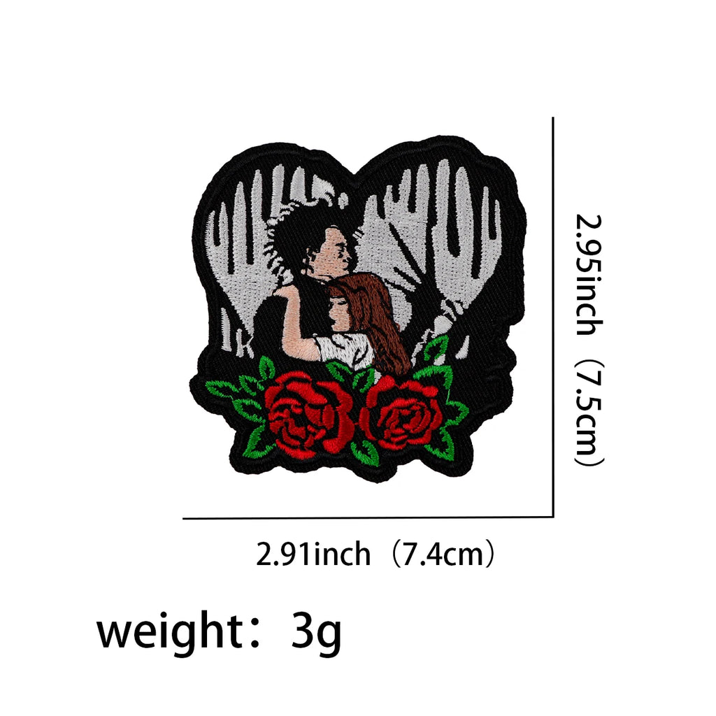 Horror & Anime Embroidered Iron-On Patch