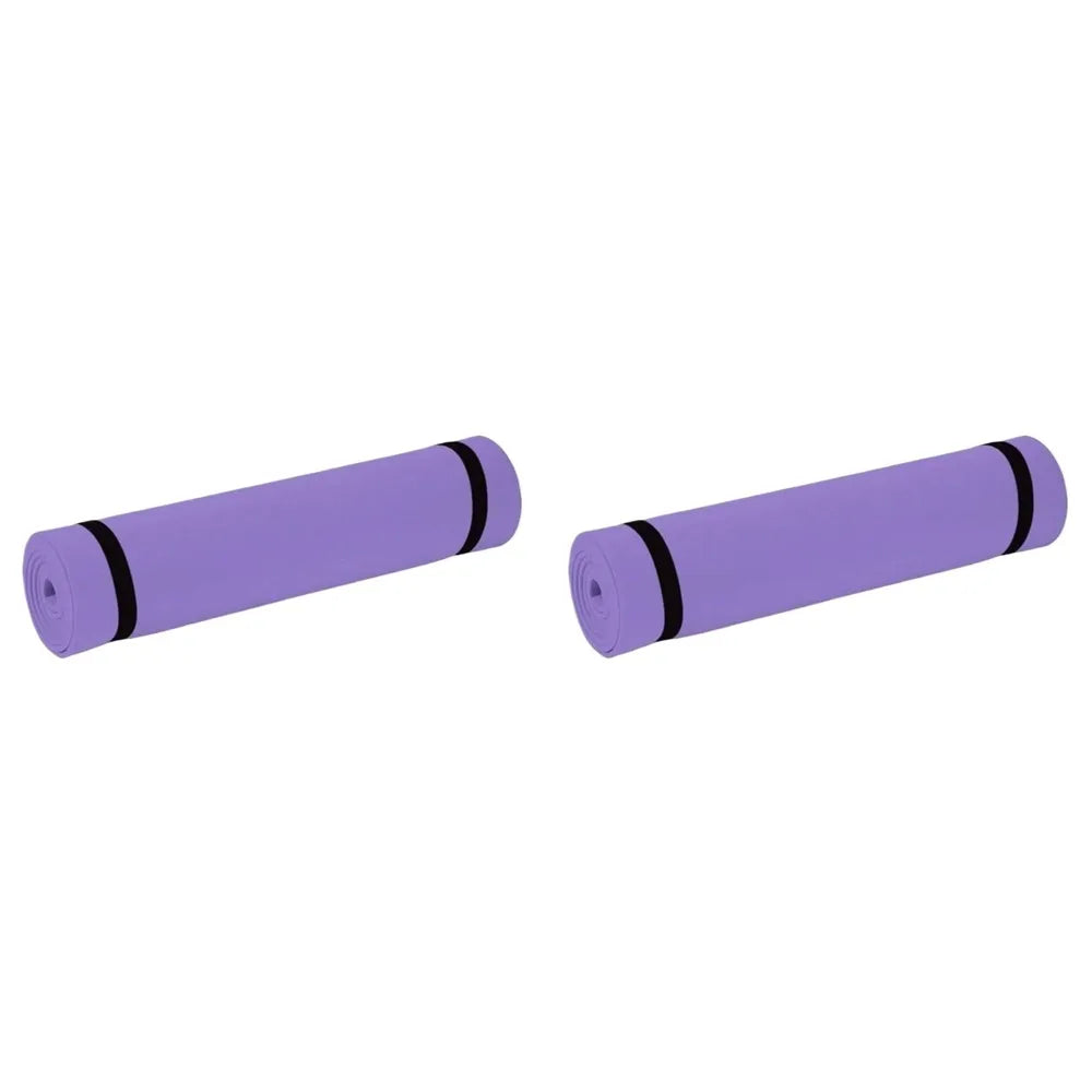 Foldable EVA Foam Yoga Mat, Anti-Slip, 1- or 2-Piece Set