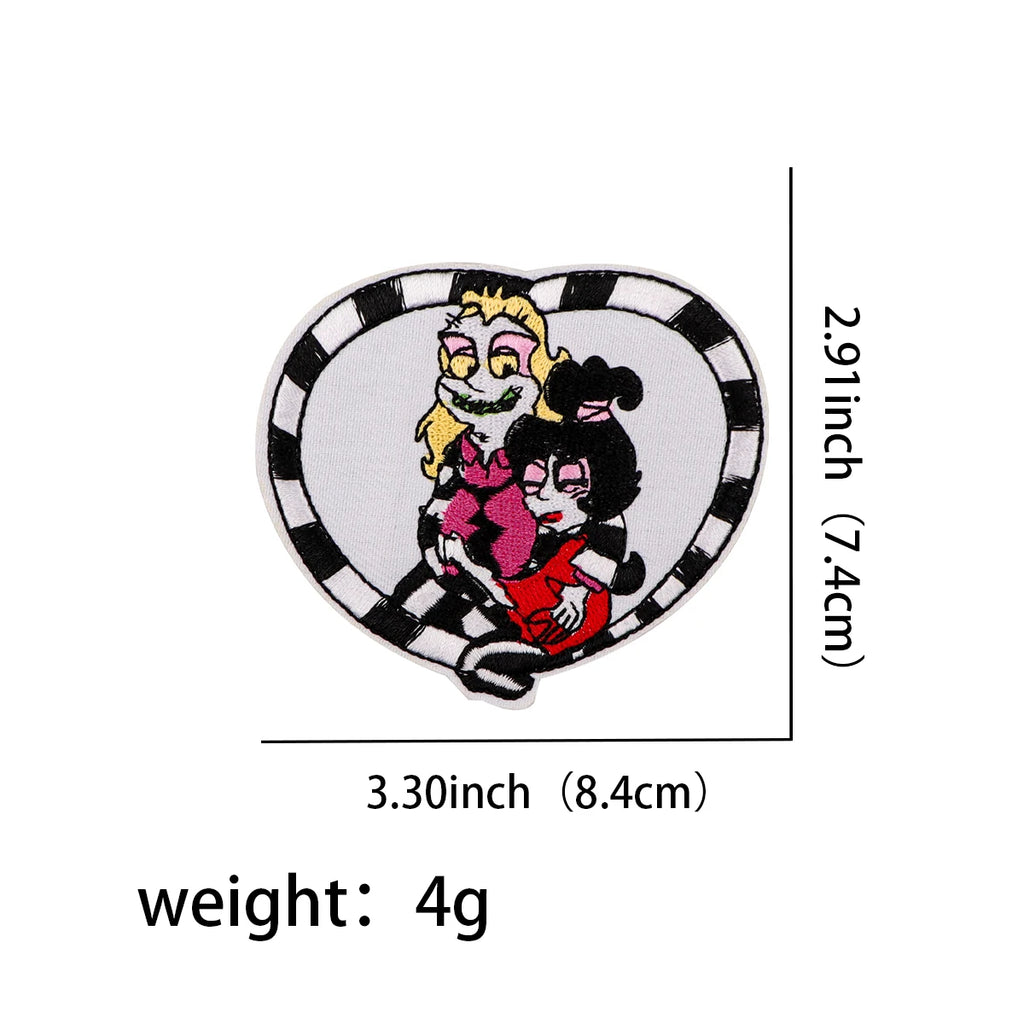 Horror & Anime Embroidered Iron-On Patch