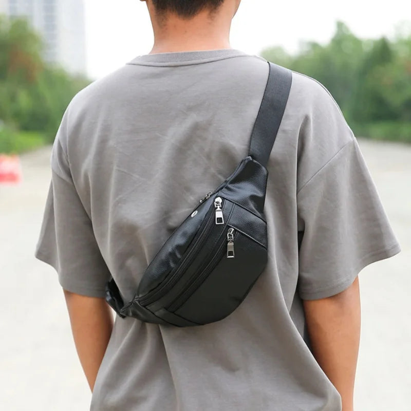 PU Leather Crossbody Sling Bag
