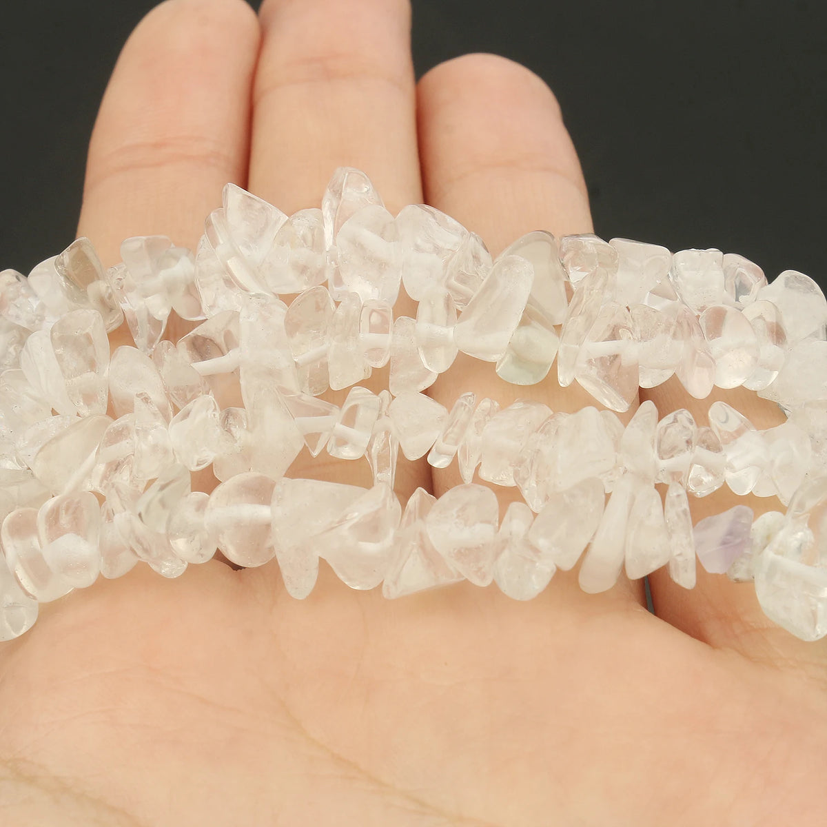 Natural Gemstone Chip Beads, 16-Inch Strands for DIY Jewelry