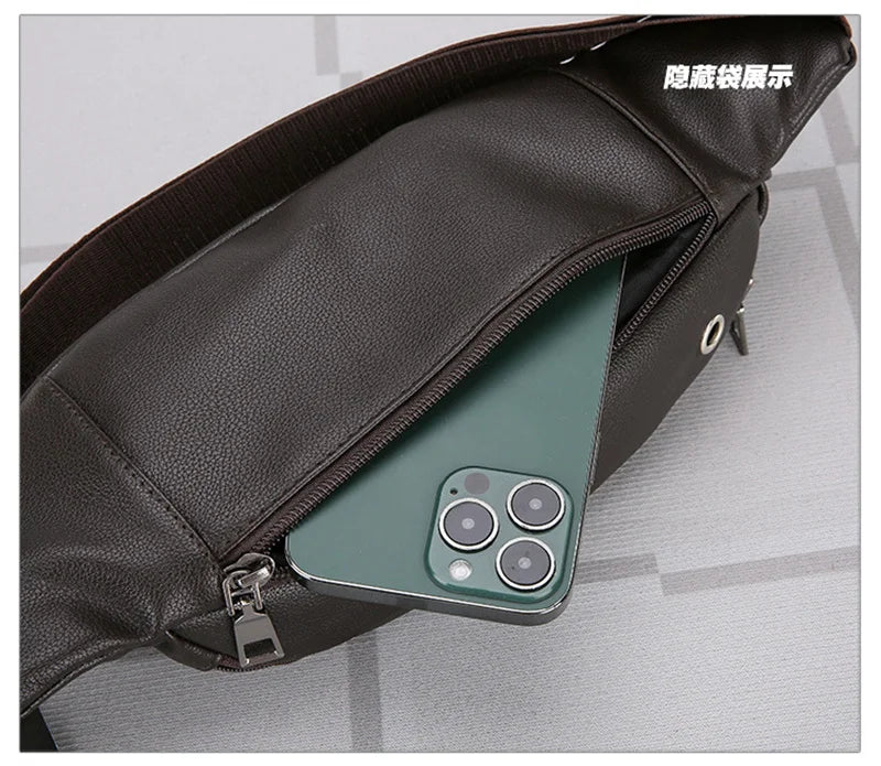 PU Leather Crossbody Sling Bag