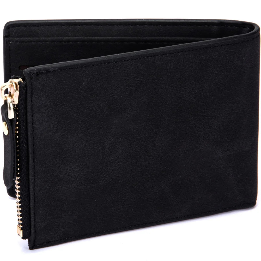 Men's PU Leather Trifold Wallet