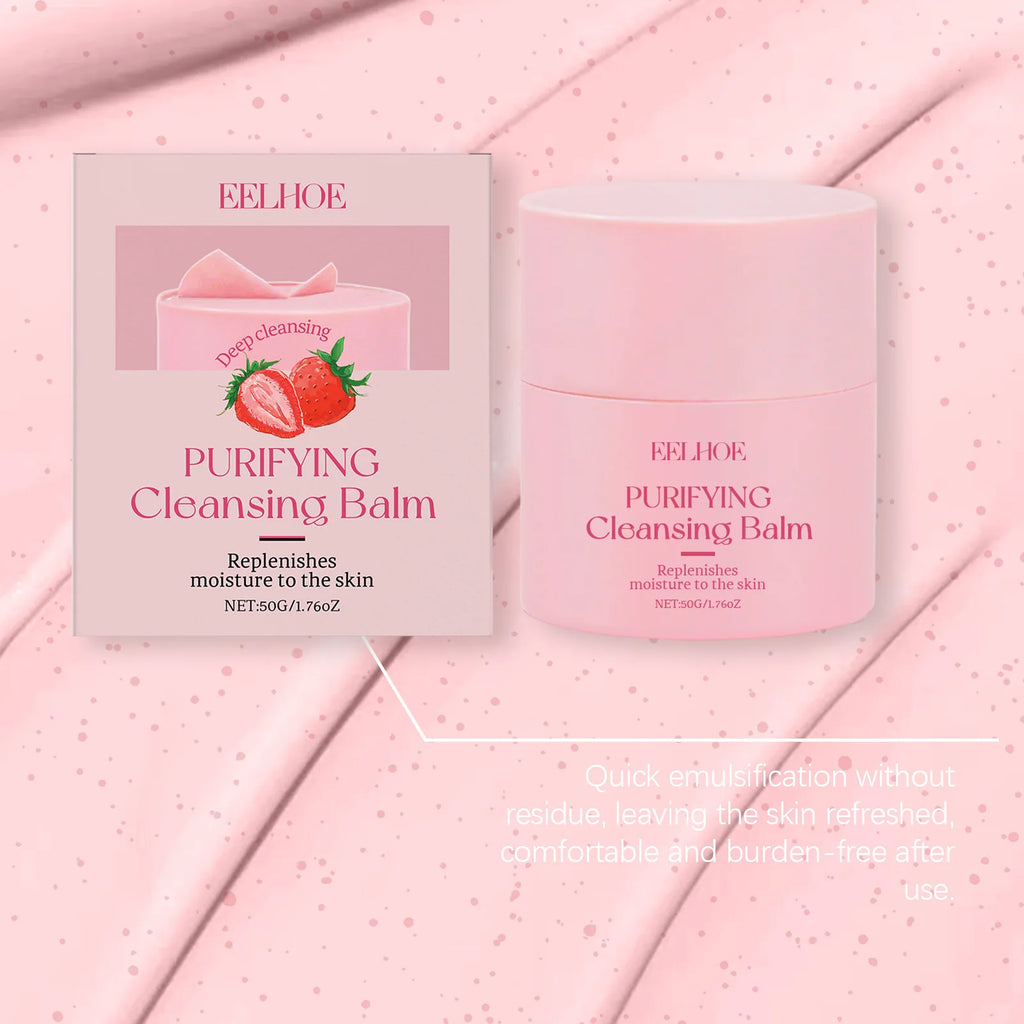 EELHOE Strawberry Cleansing Balm, 50 g Makeup Remover