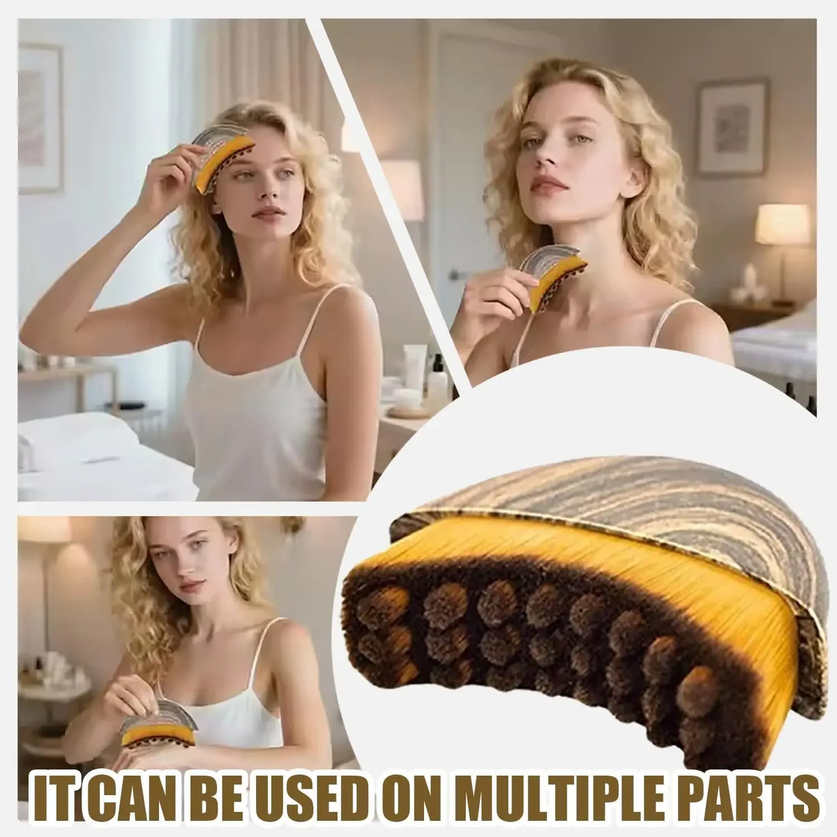 Lymphatic Contour Face Brush, Chin &Jawline Sculpting, Drainage Massager for Face