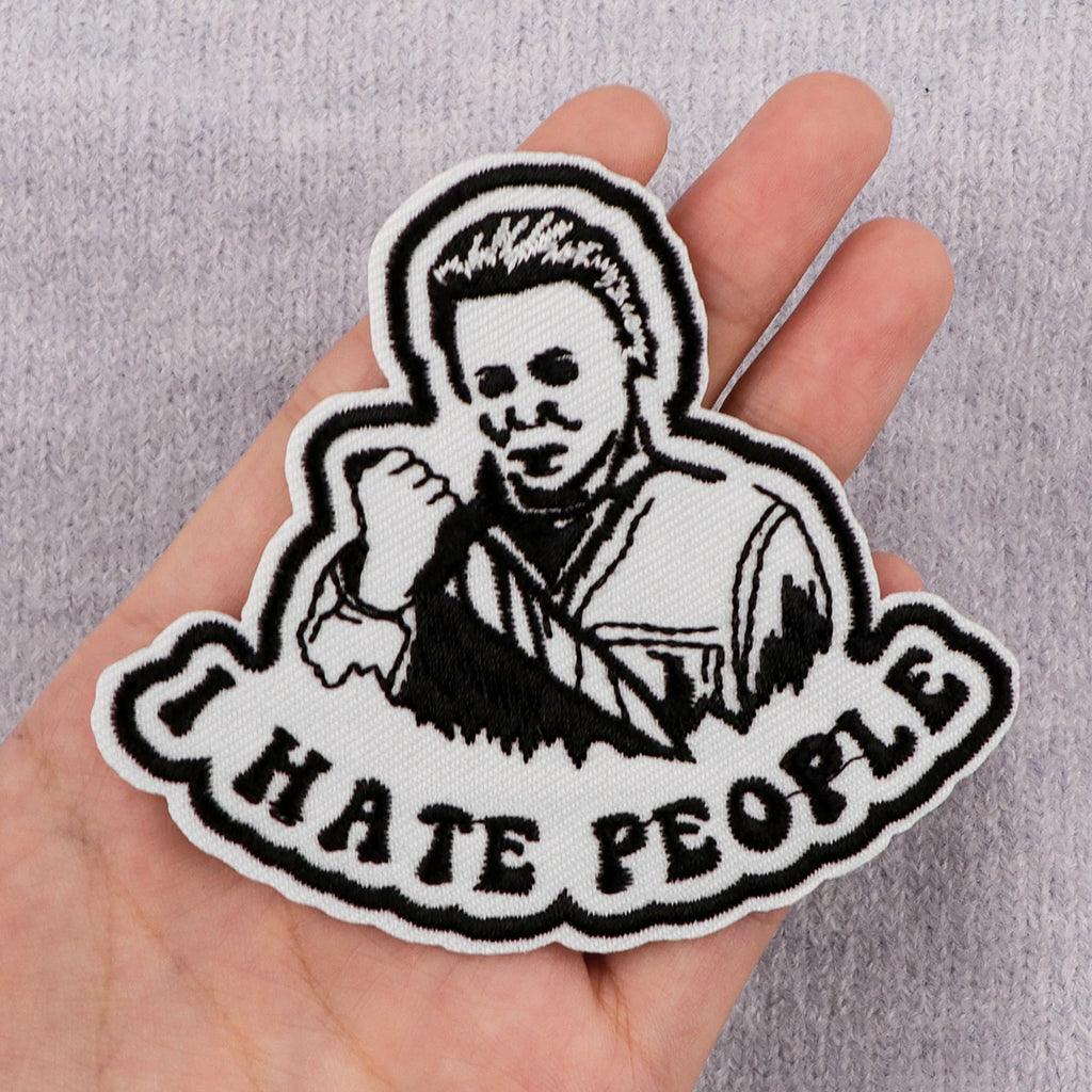 Horror & Anime Embroidered Iron-On Patch