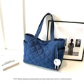 Women's Quilted Nylon Tote Bag