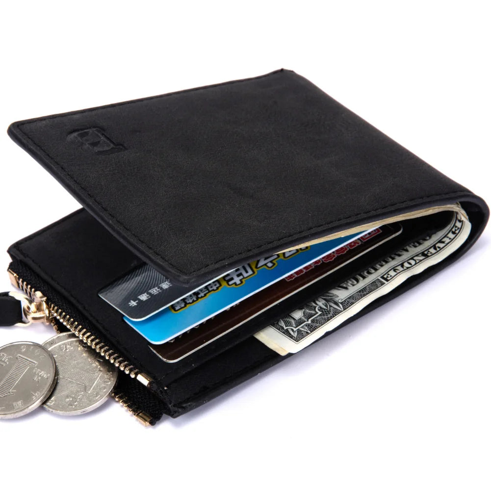 Men's PU Leather Trifold Wallet