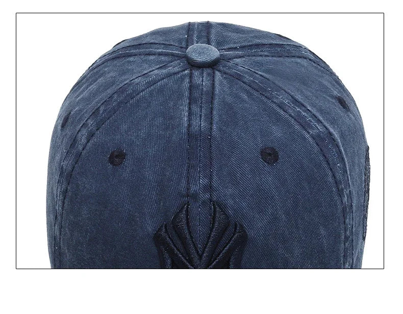 Letter Embroidered Cotton Baseball Cap