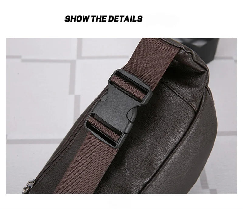 PU Leather Crossbody Sling Bag