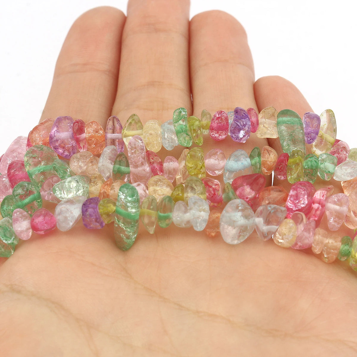 Natural Gemstone Chip Beads, 16-Inch Strands for DIY Jewelry