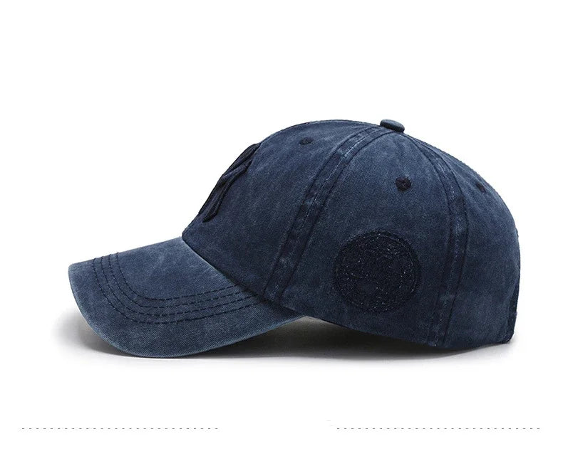 Letter Embroidered Cotton Baseball Cap