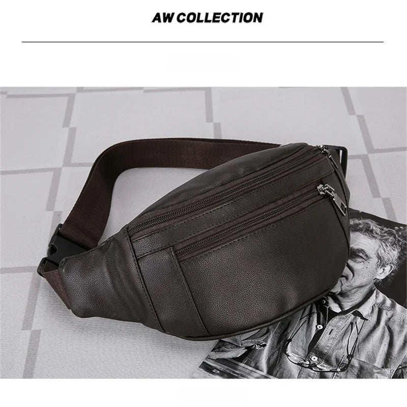 PU Leather Crossbody Sling Bag
