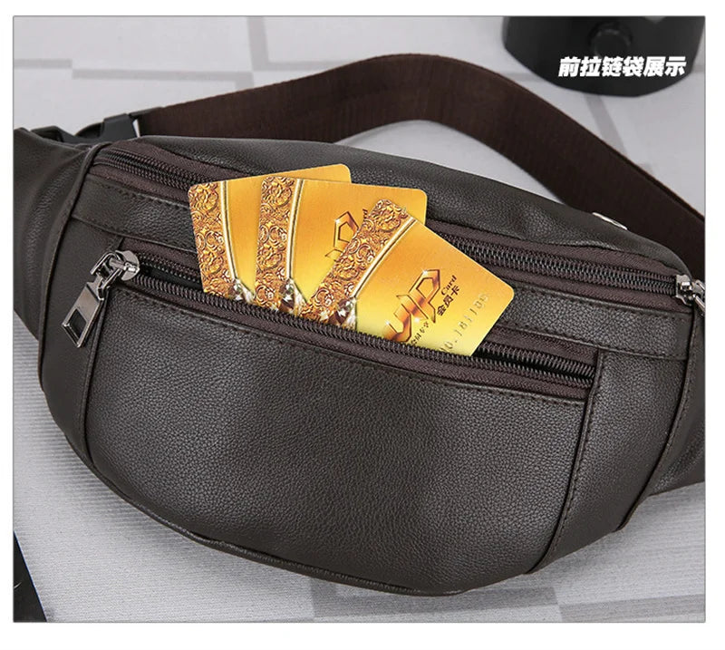 PU Leather Crossbody Sling Bag