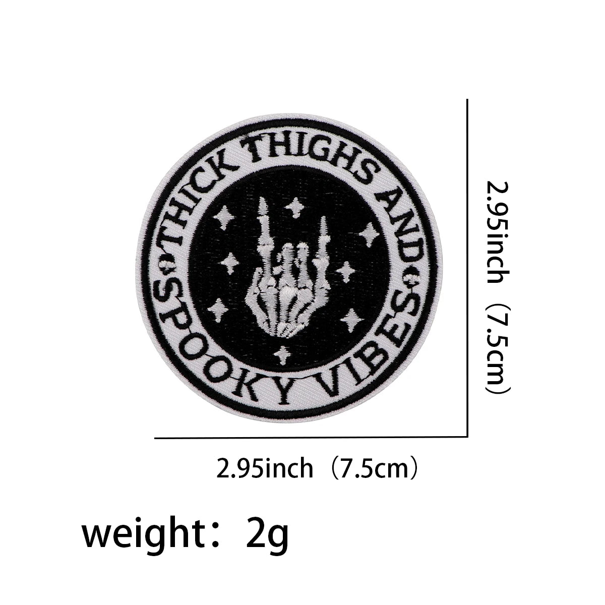 Horror & Anime Embroidered Iron-On Patch