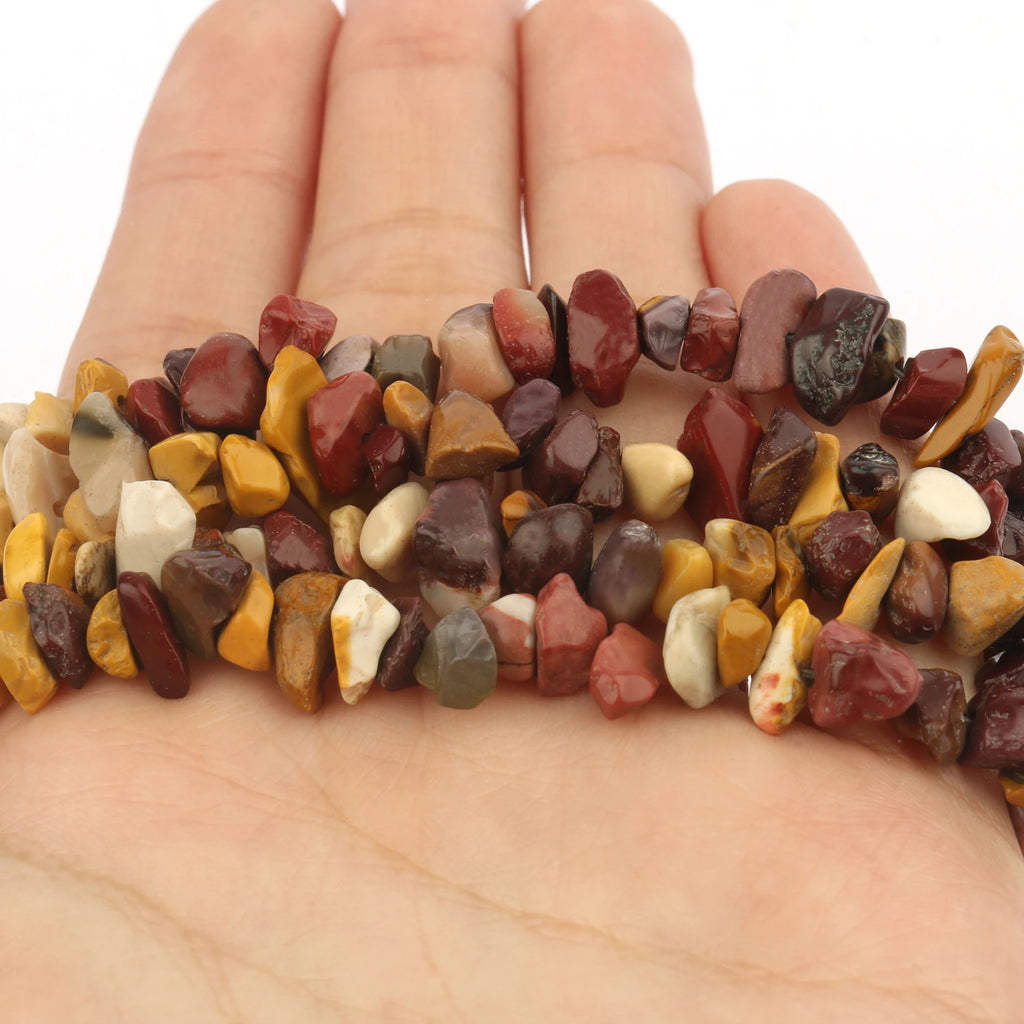 Natural Gemstone Chip Beads, 16-Inch Strands for DIY Jewelry