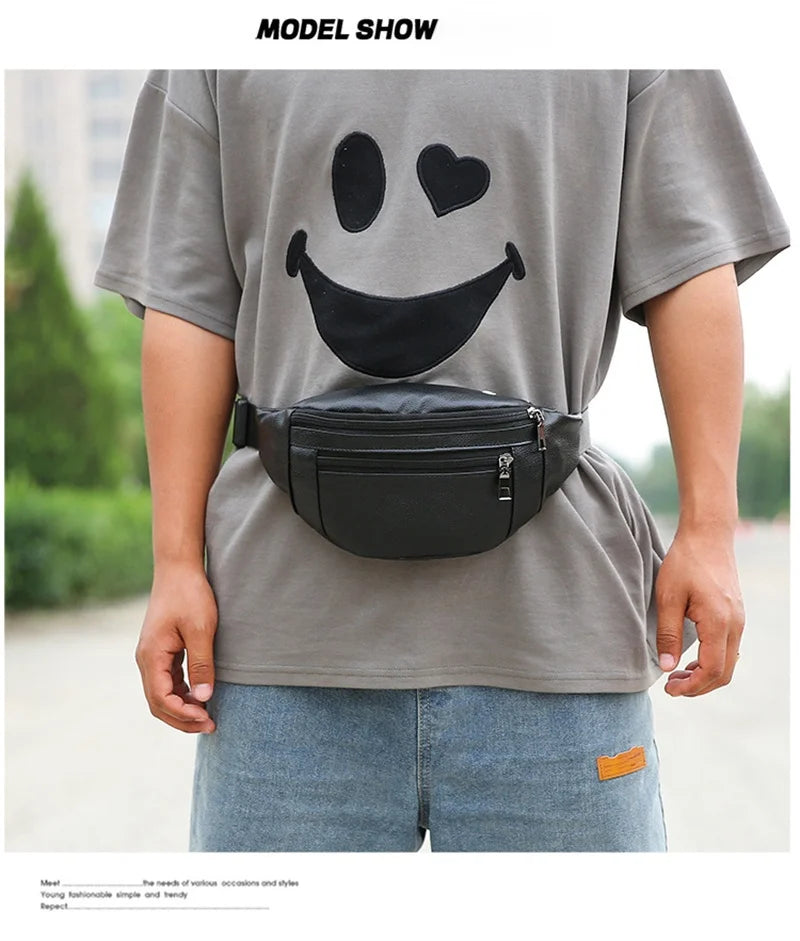 PU Leather Crossbody Sling Bag