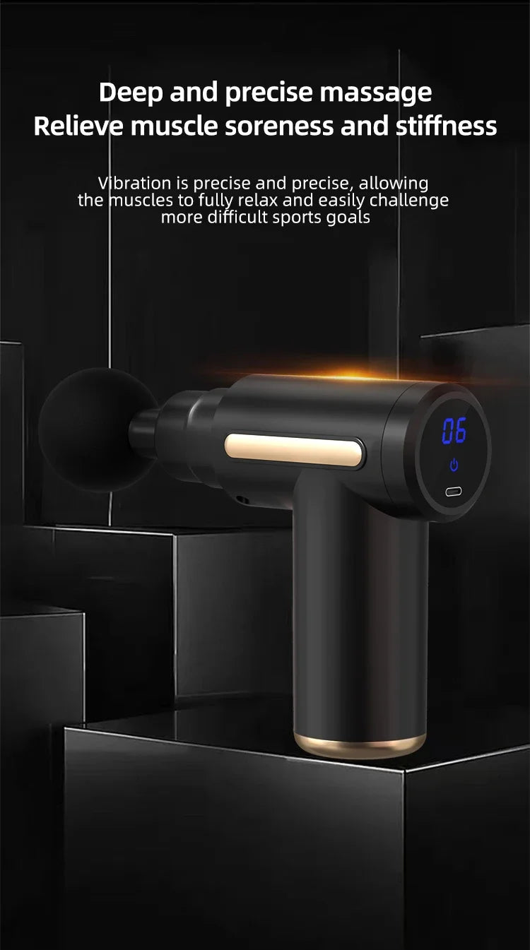 Portable Rechargeable Deep Tissue Massage Gun